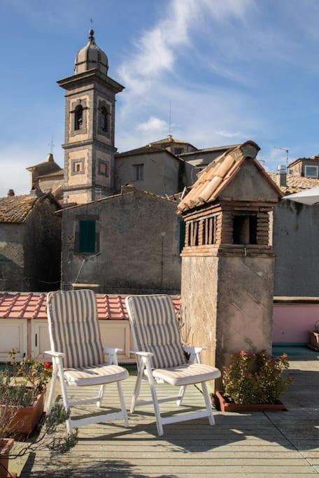 La Terrazza Nel Borgo Apartman Bracciano Kültér fotó